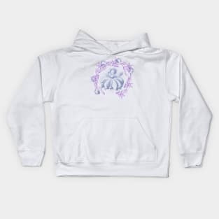 Succulent Sprite - echeveria afterglow Kids Hoodie